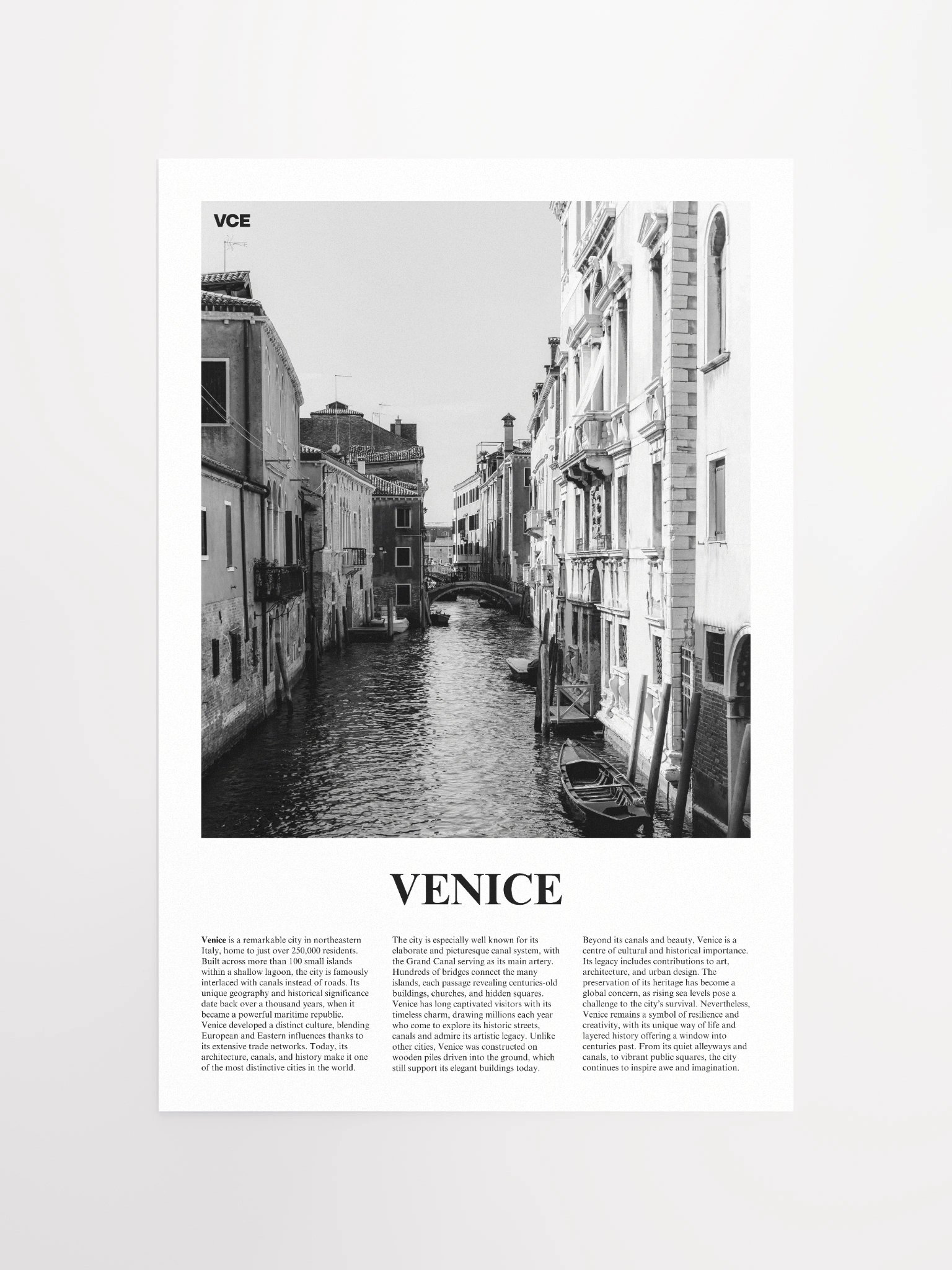Venice 04 Newspaper Poster product image (5)