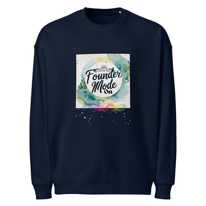 Founder Mode On Organic Oversized Sweatshirt product image (1)