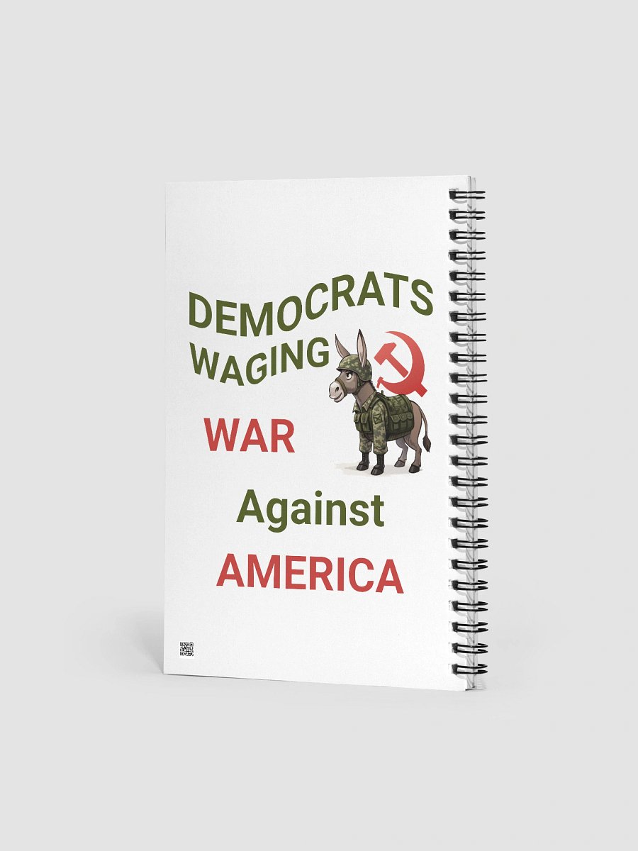 Democrats Waging War Against America spiral notebook product image (2)