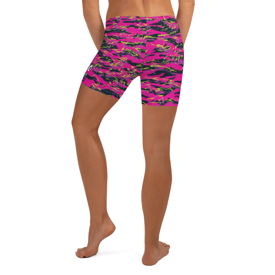Pink Camo Bike Shorts product image (4)