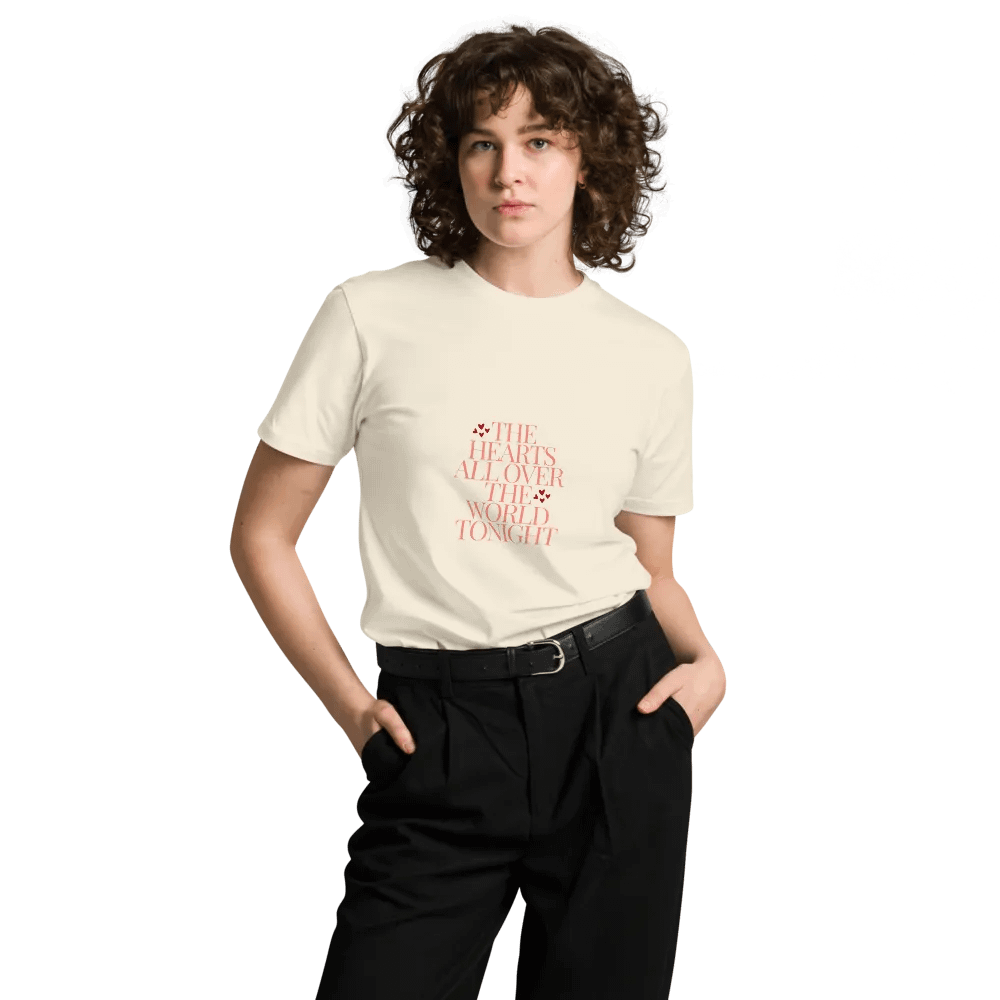 Hearts All Over the World Tonight T-Shirt product image (9)