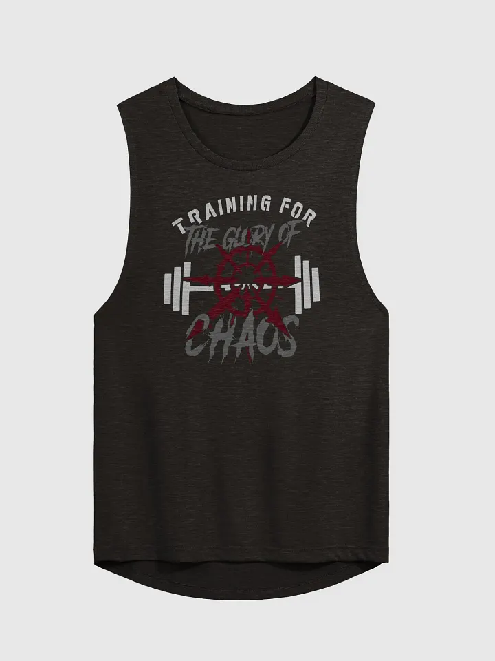 Training for the Glory of Chaos Women's Premium Tank Top | Warhammer 40K Chaos Gym Style product image (1)