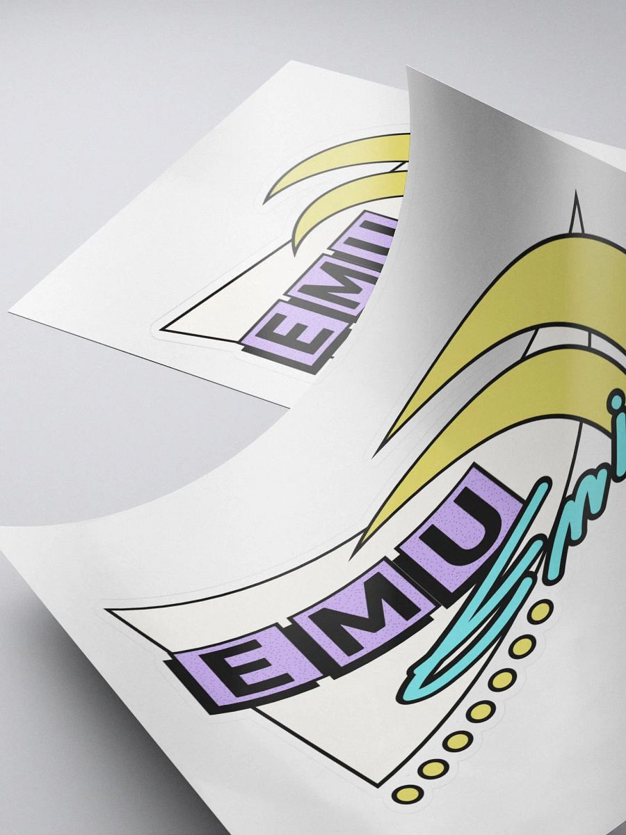 EmuEmi Logo Sticker product image (4)