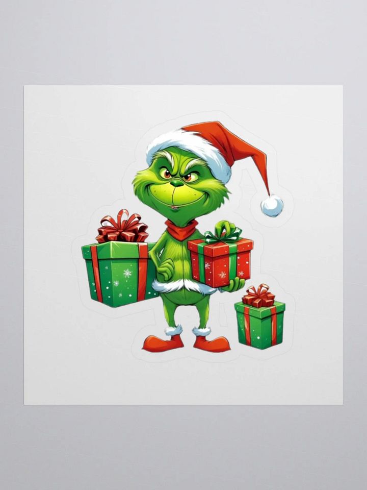 Grinch Santa Sticker Set product image (1)
