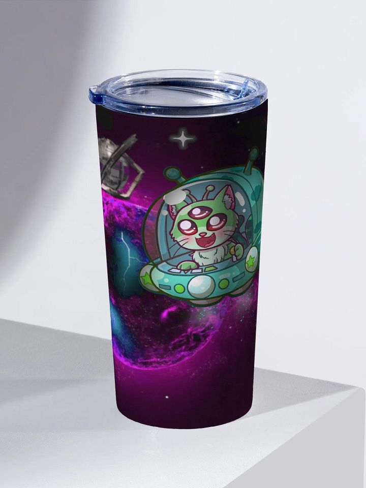 Cosmos Cat Space Adventure Tumbler product image (2)