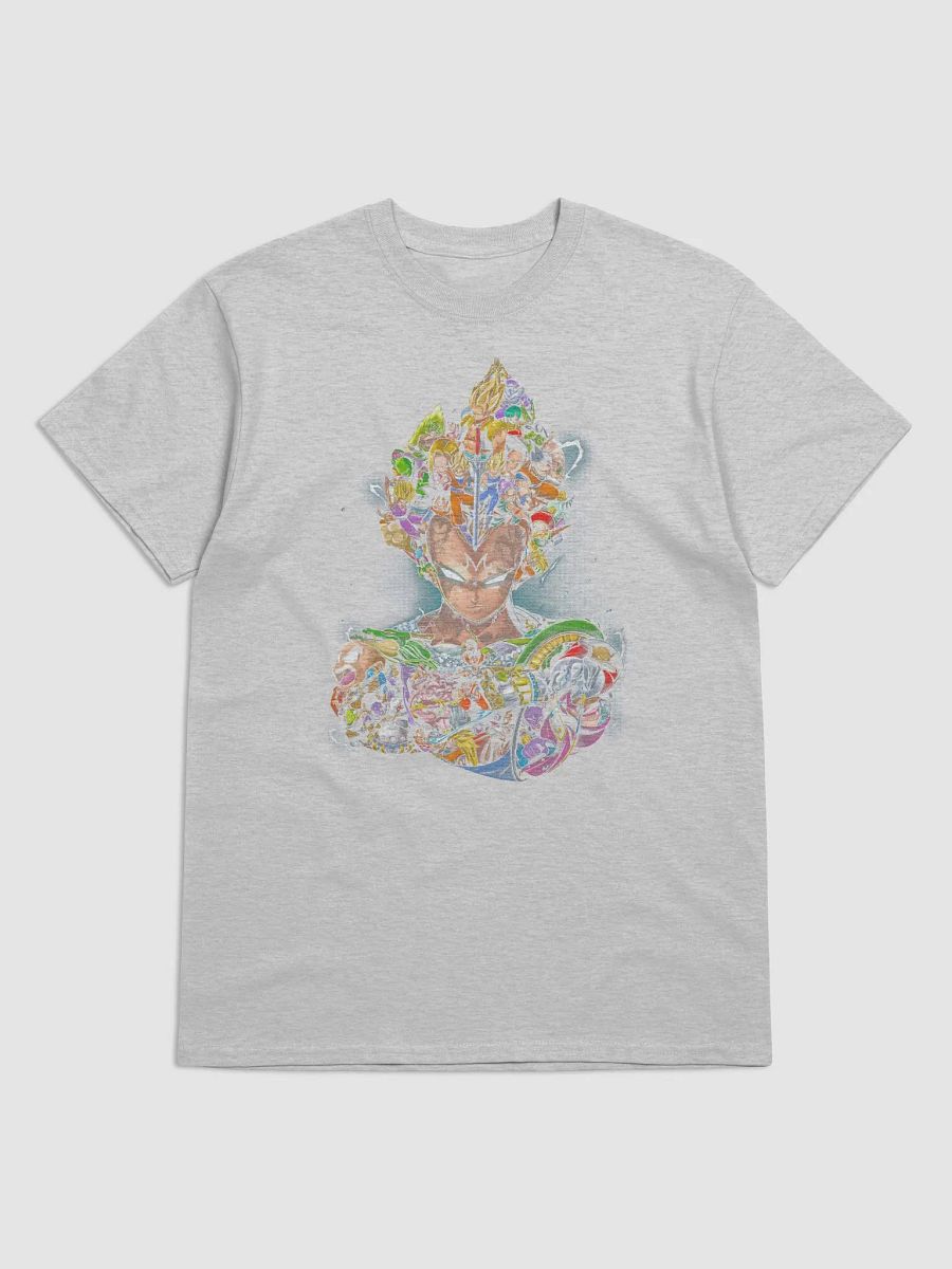 Dragon Ball Z Vegeta Rainbow Collage T-Shirt – Gildan Heavyweight product image (13)