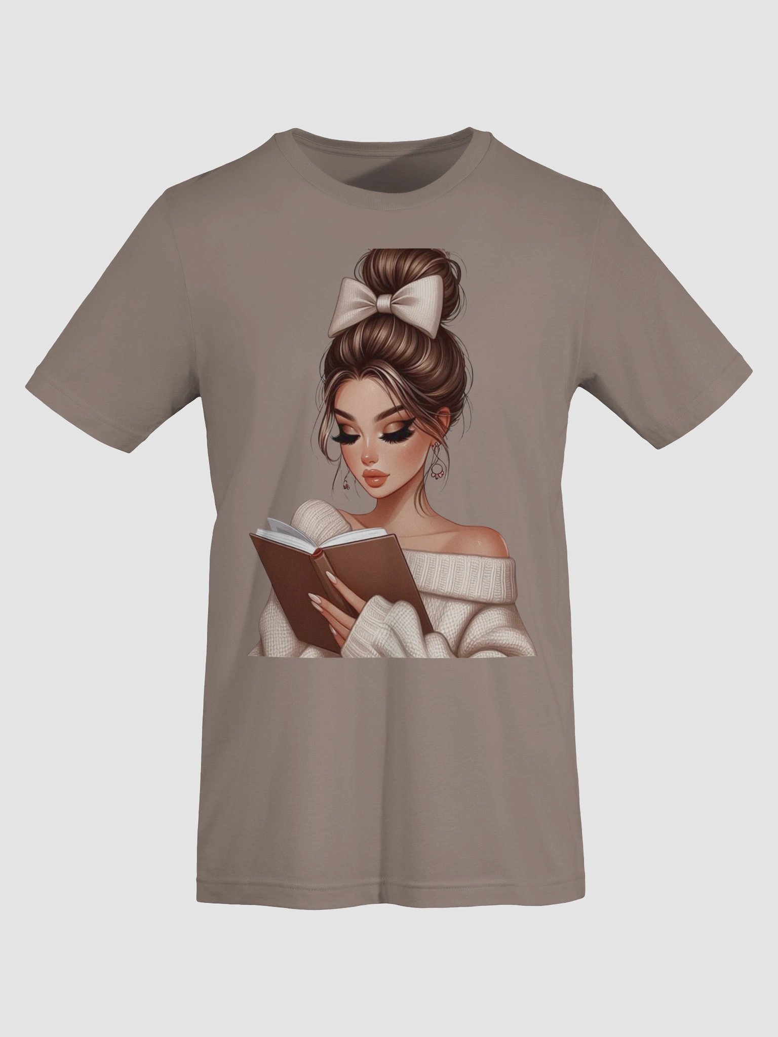 Elegant Bun and Bow T-Shirt product image (4)