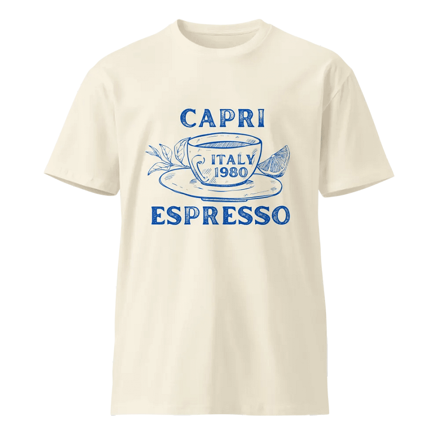 CAPRI ESPRESSO Italy 1960 T-Shirt product image (1)