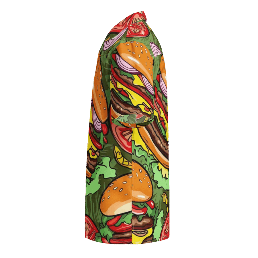 Hamburger BBQ Bliss Hawaiian Shirt product image (9)