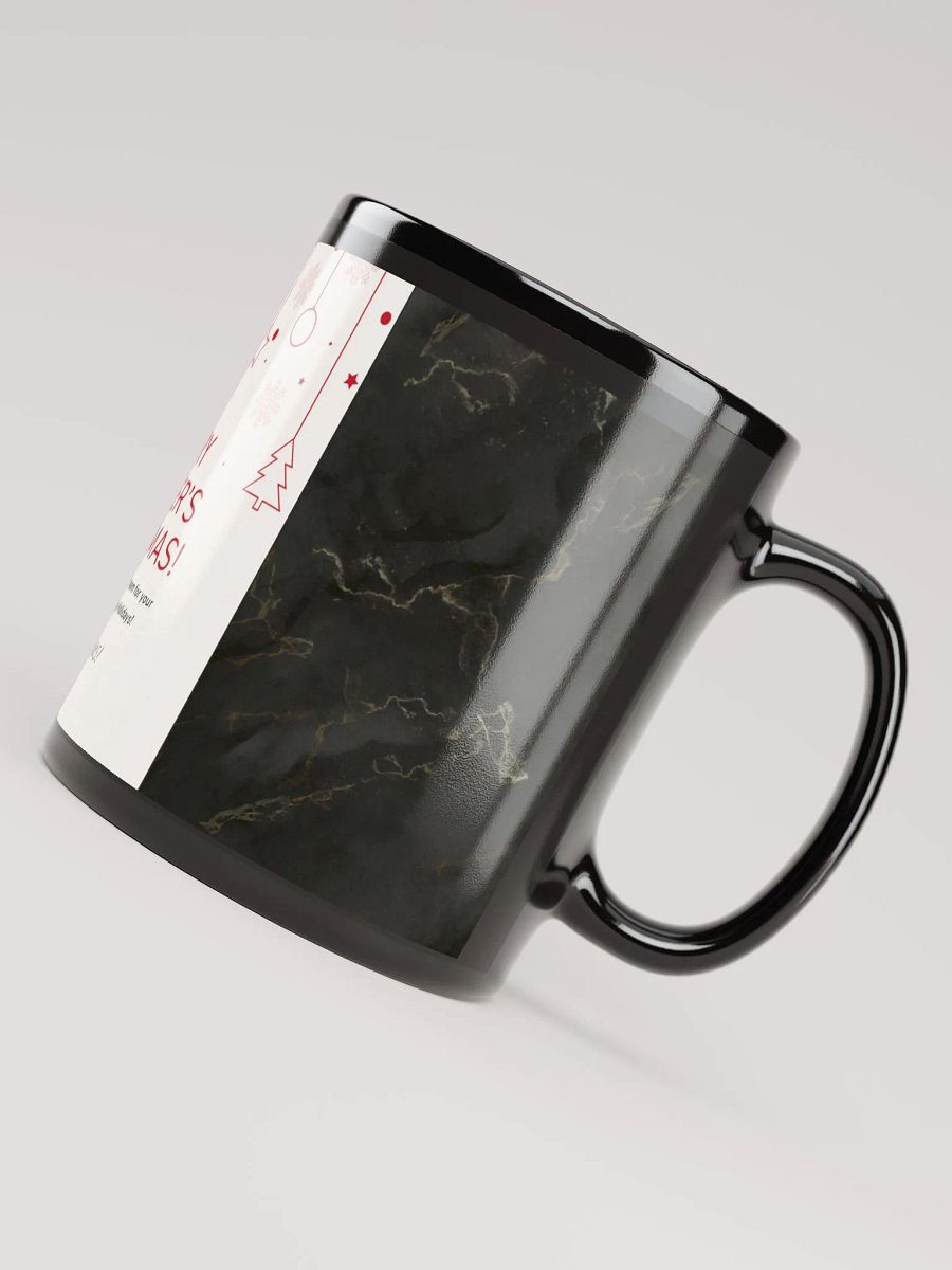 Merry Roesler's Christmas! Black Glossy Mug product image (8)