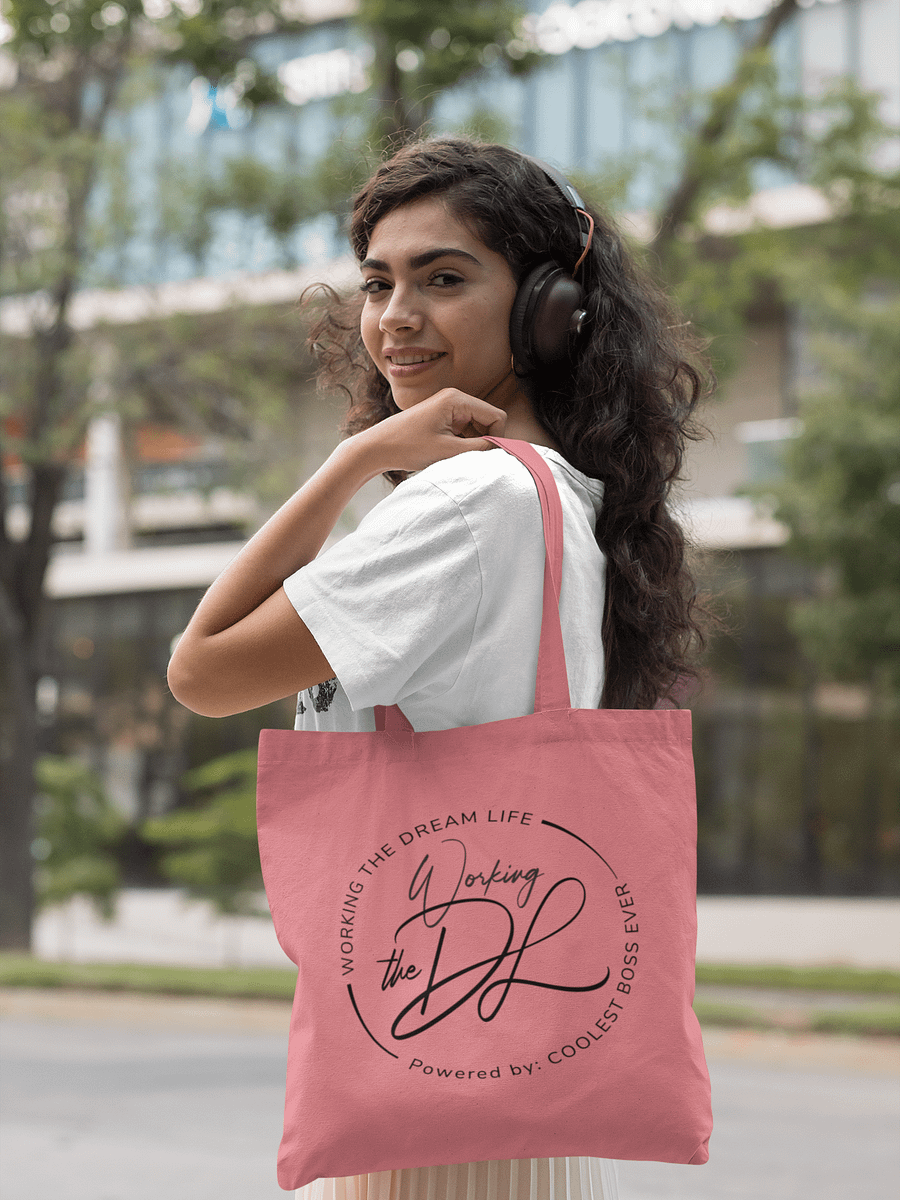 Pink Econscious Organic Cotton Tote Bag – Eco-Friendly Reusable Shopping & Everyday Carry Bag product image (5)