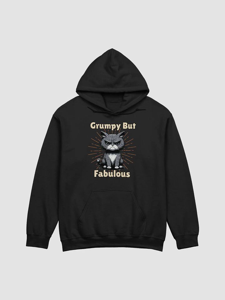 Grumpy But Fabulous Cat Hoodie product image (1)