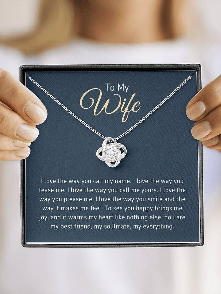 Wife Love Knot Necklace - You Are My Everything product image (1)