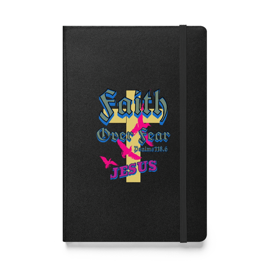 Faith Over Fear Jesus Cross Hardcover Journal product image (1)