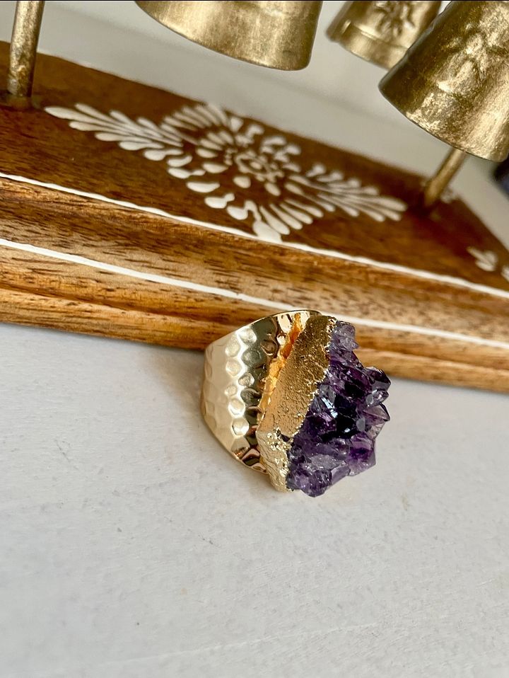 Amethyst Cluster Ring product image (2)