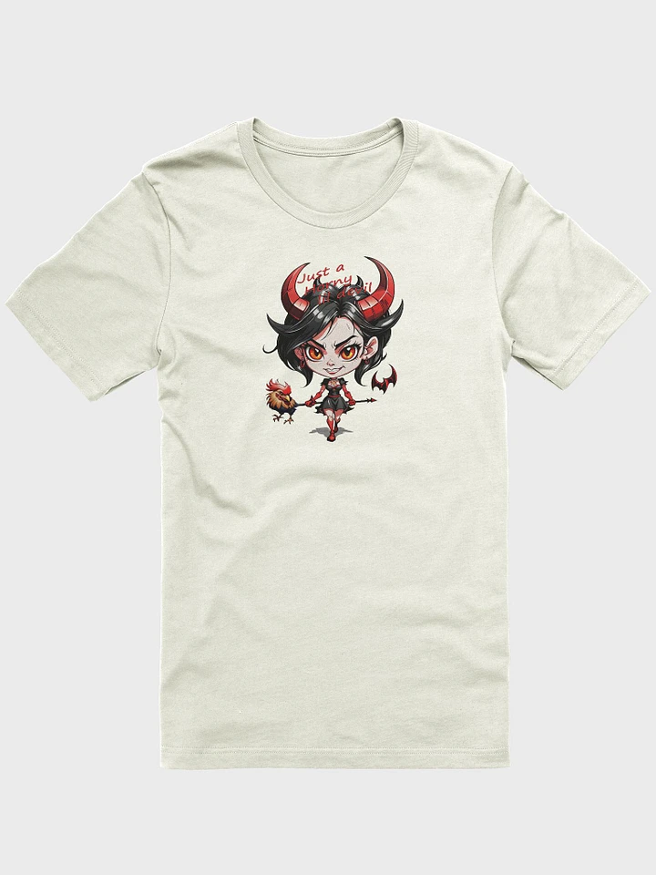 Just A Horny Lil Devil Graphic soft T-shirt product image (4)