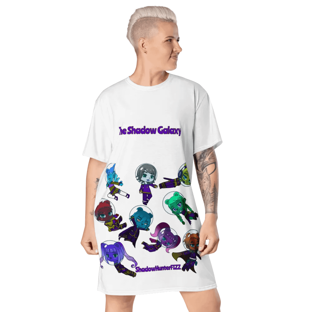 The Shadow Galaxy (Floating Shadow Bears) T-Shirt Dress product image (6)