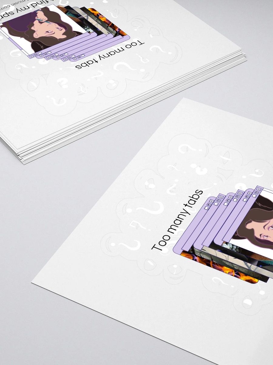 Too Many Tabs sticker product image (4)