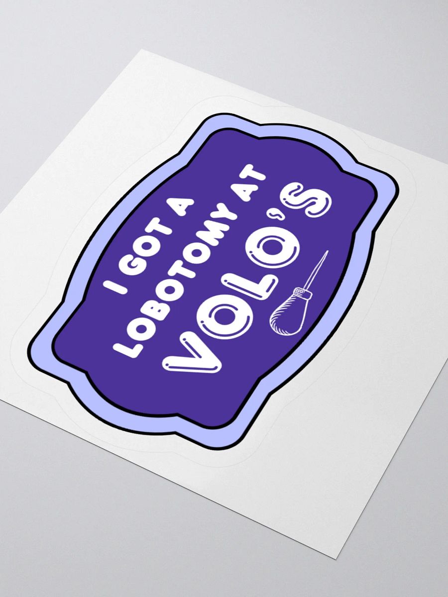 LOBOTOMY AT VOLO'S ☆ sticker product image (10)
