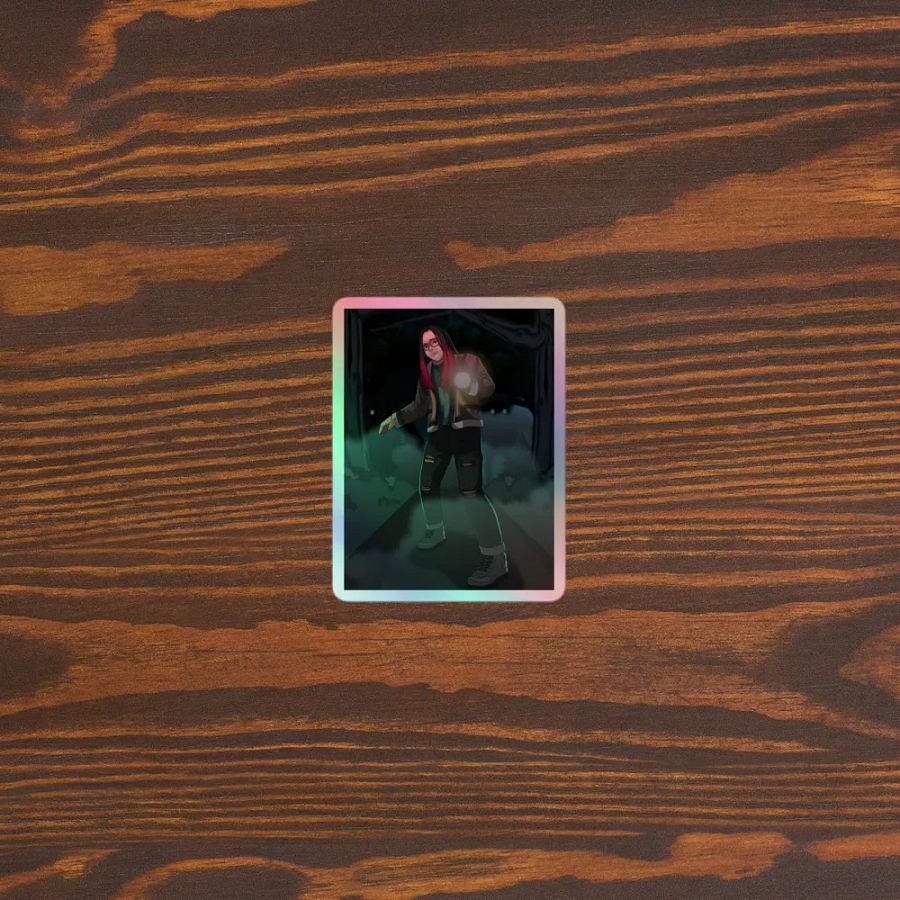 Fear of Flesh Holographic Sticker Sheet product image (5)