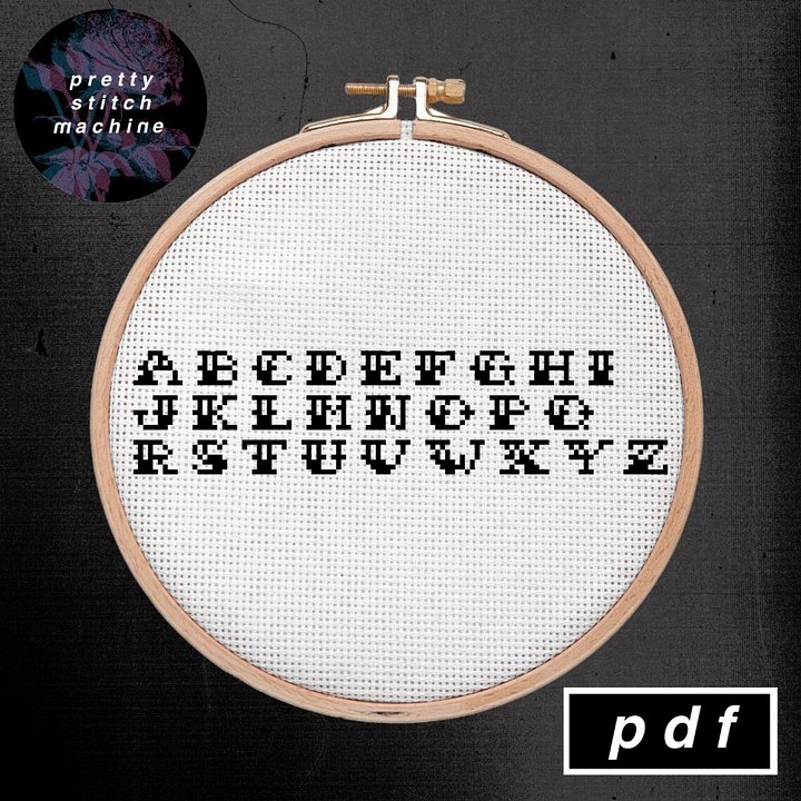 Traditional Tattoo Alphabet / Font Pattern product image (1)