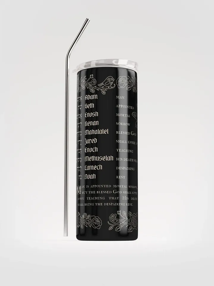 Adam to Noah Genealogy Tumbler product image (2)