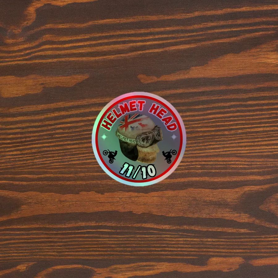 Helmet Head 11/10 Sticker product image (5)
