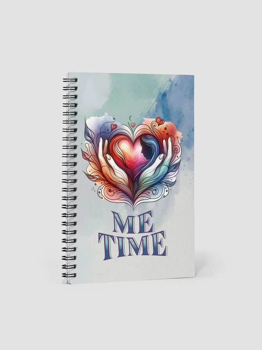 Floral Heart Watercolor 'Me Time' Journal Notebook product image (3)