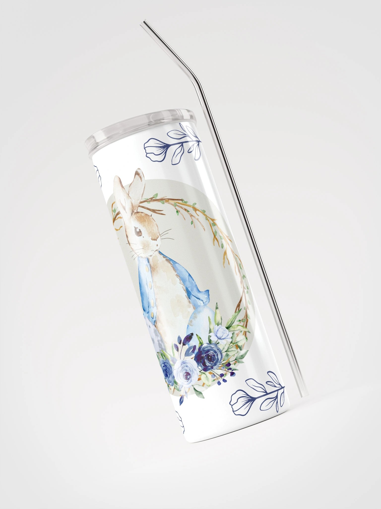Whimsical Peter Rabbit Stainless Steel Tumbler product image (3)