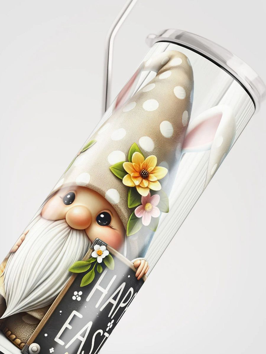Bunny Gnome Easter Stainless Steel Tumbler product image (10)