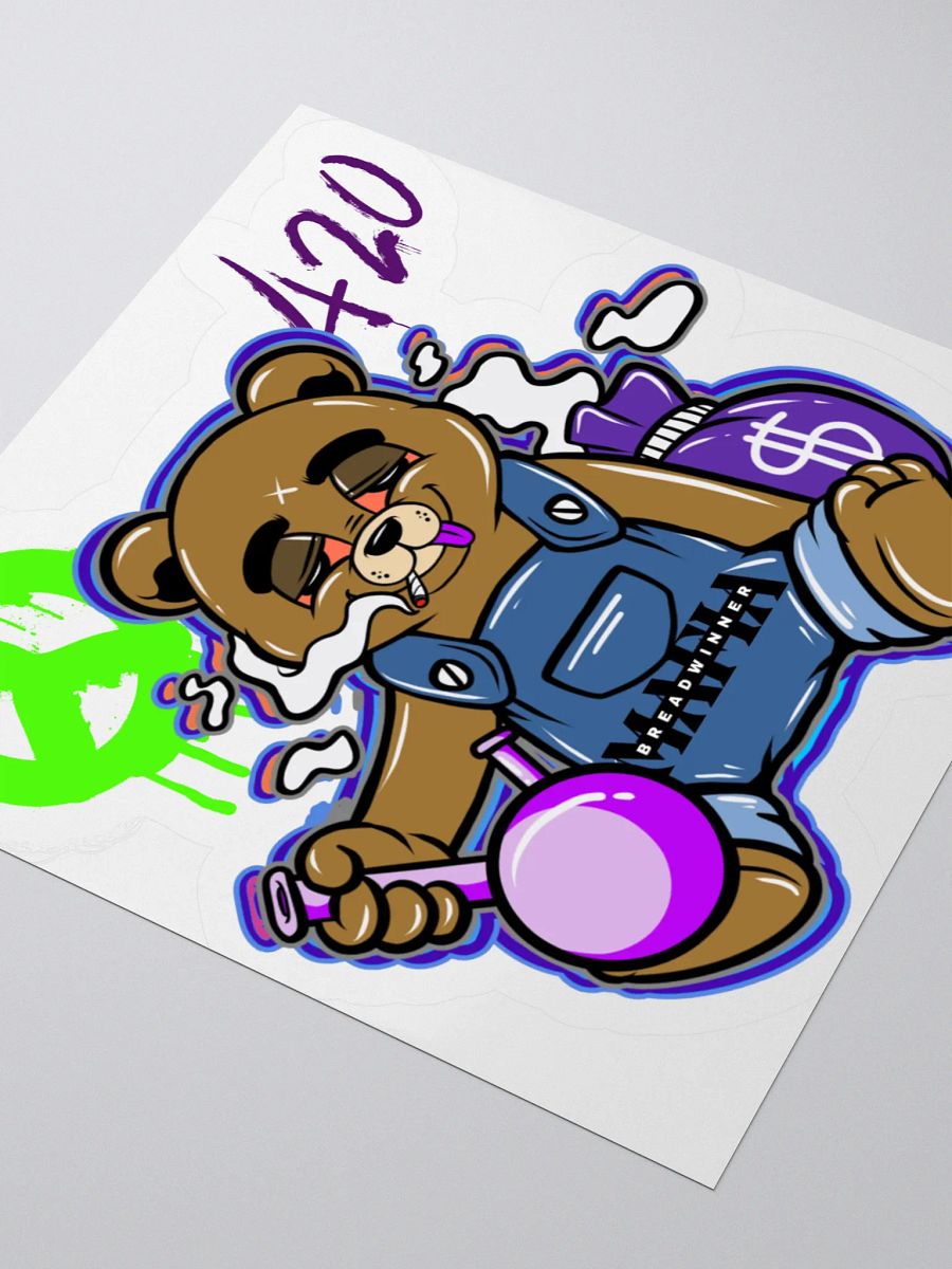 Trippy Bread the Bear Sticker product image (3)
