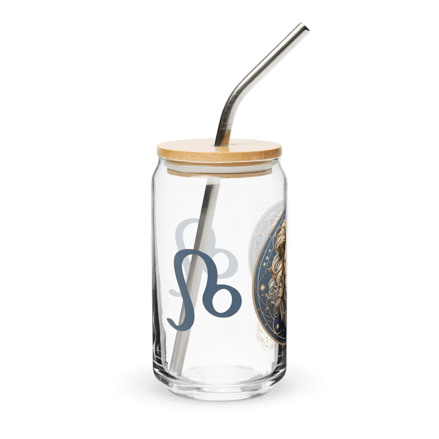 Leo Zodiac Glass Can Sipper product image (5)