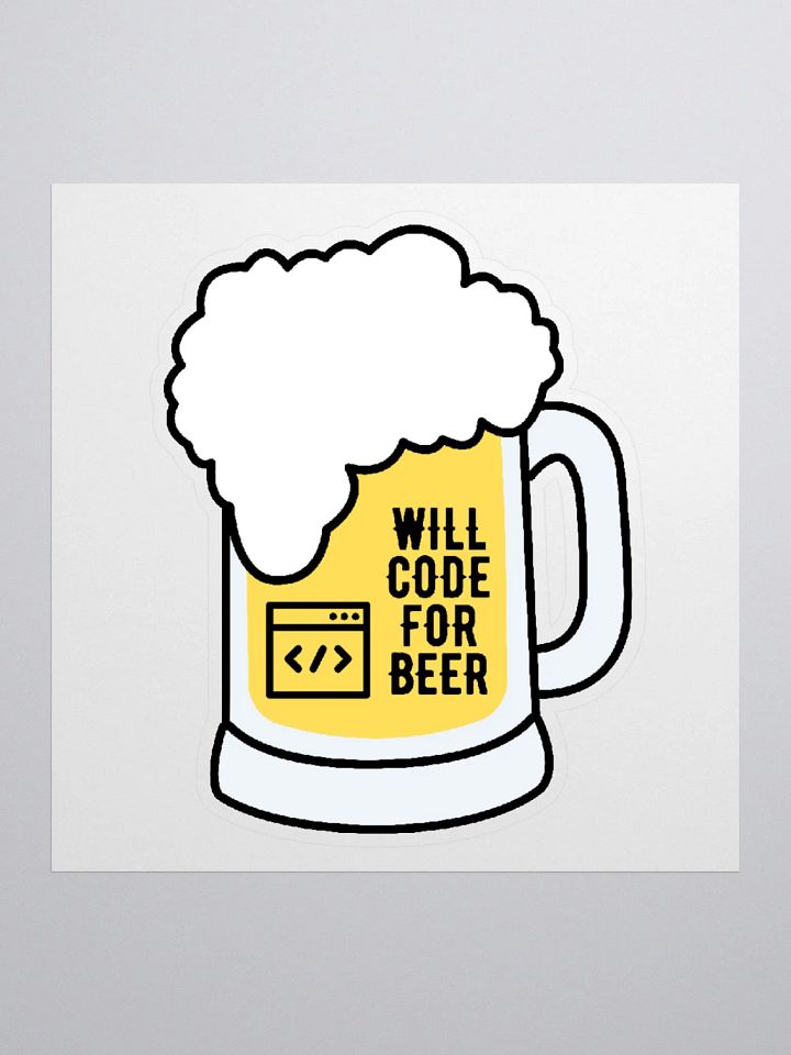 Code for Beer Sticker product image (2)