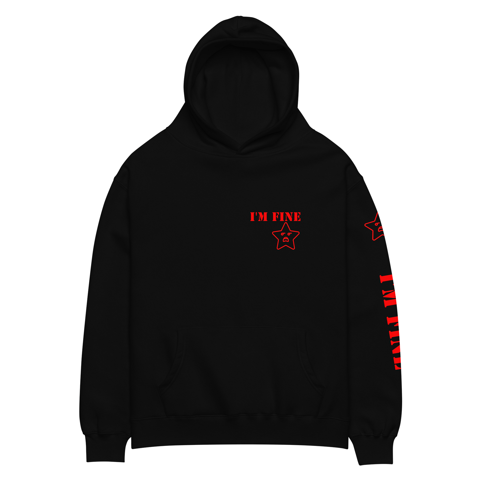 I'M FINE AMP Oversized Hoodie product image (7)