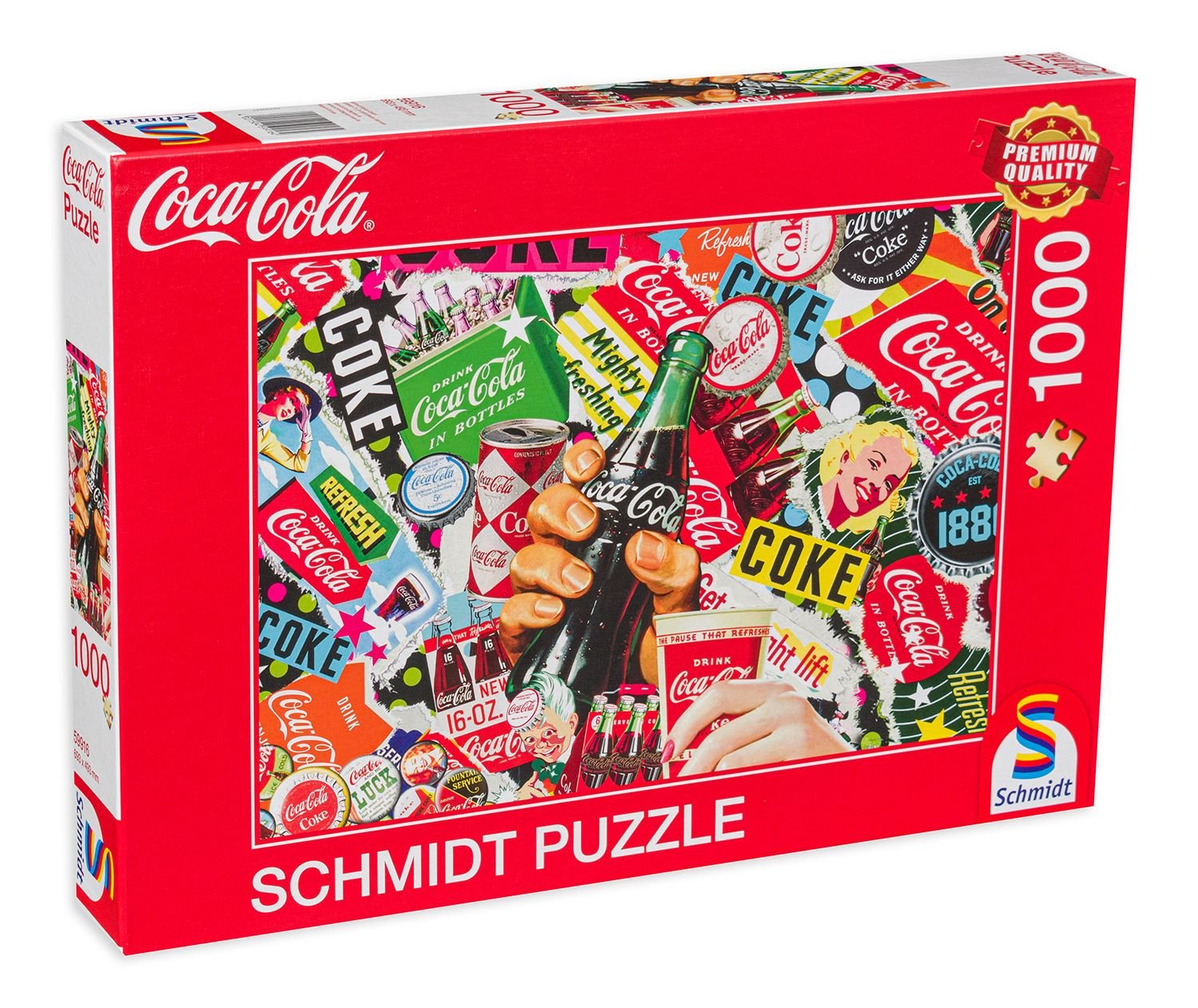 Puzzle Schmidt din 1000 de piese - E timpul pentru Coca Cola product image (1)