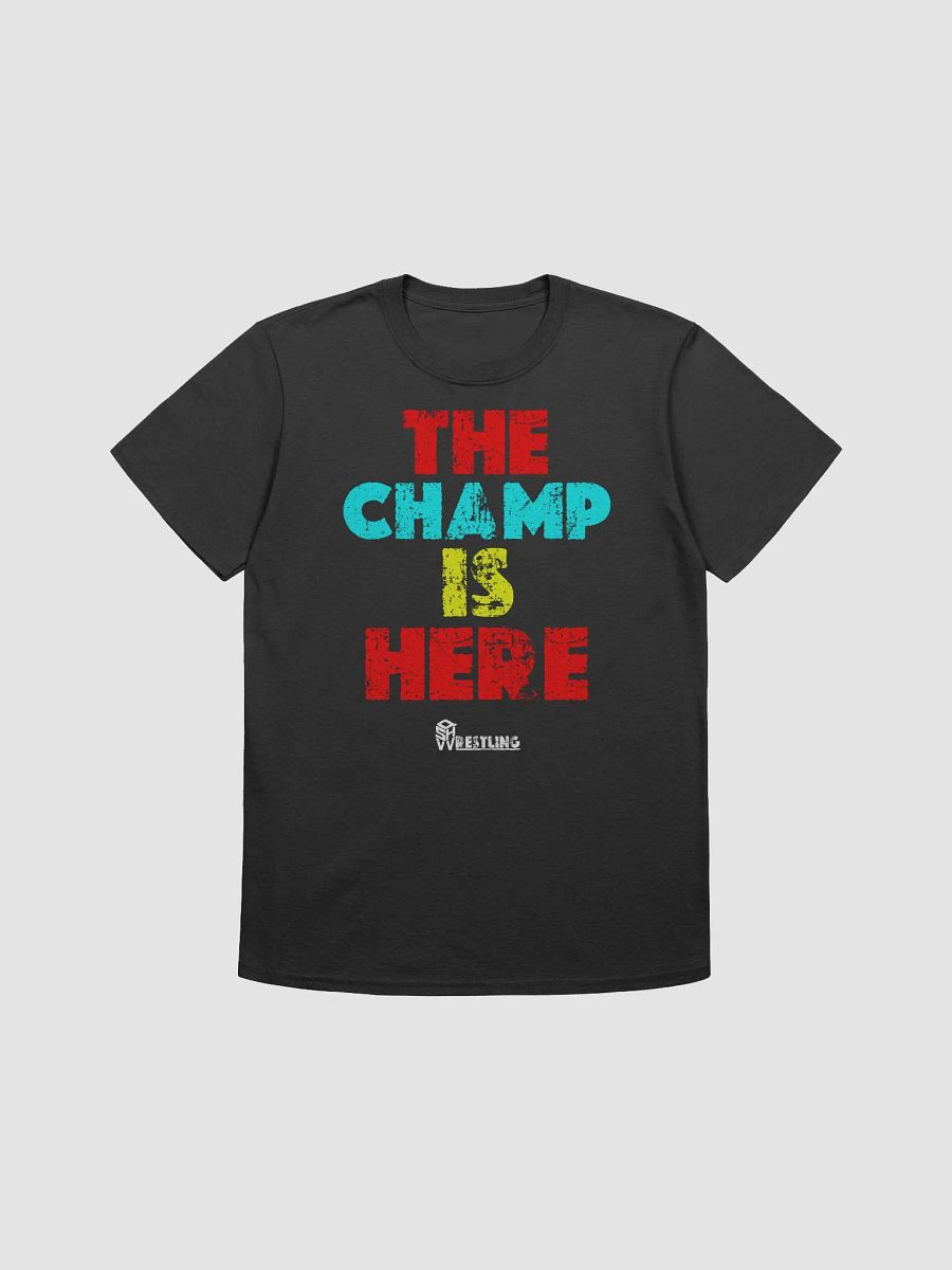 QSHW THE CHAMP IS HERE (COLOUR DESIGN) T-SHIRT product image (1)