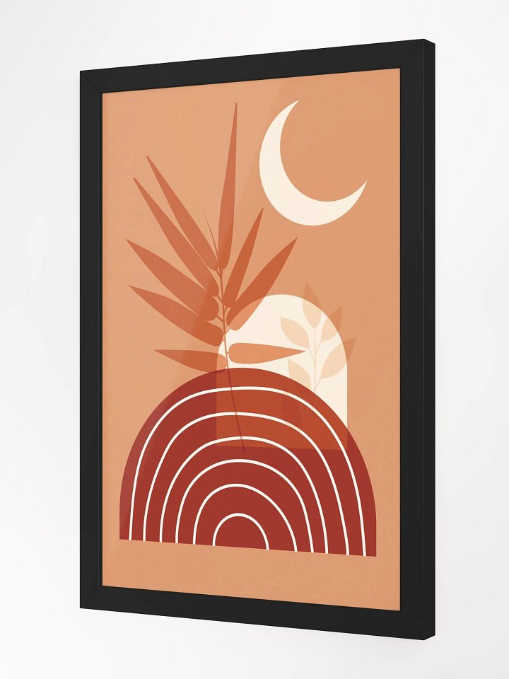 Lunar Tranquility Framed Matte Poster product image (8)
