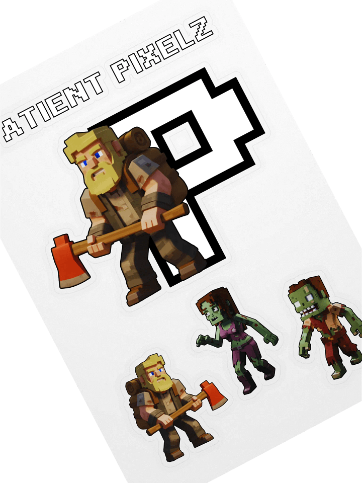 Patient PixelZ Sticker Sheet Set product image (1)