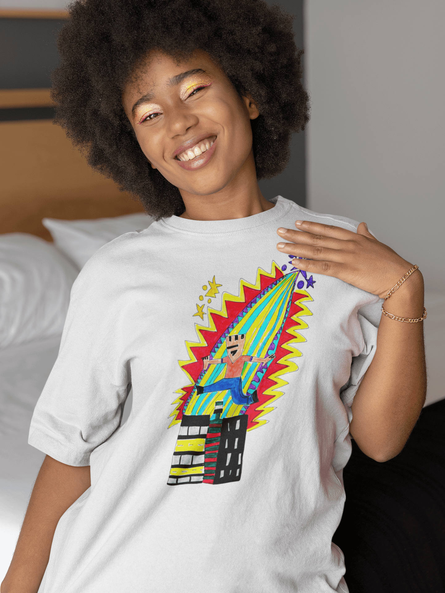 Abstract Leap of Faith Unisex T-Shirt product image (4)