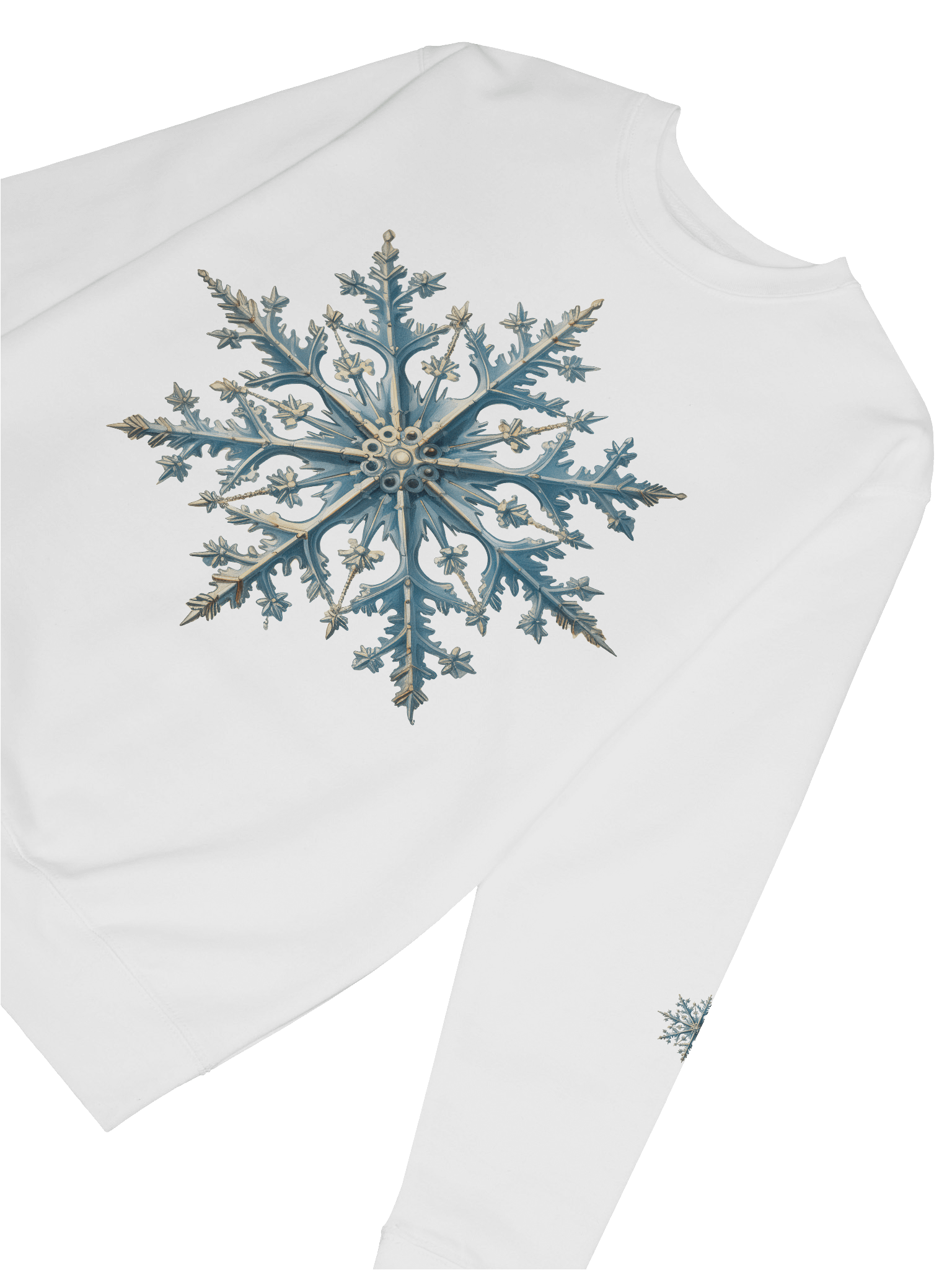 Blue Snowflake Sweatshirt product image (6)