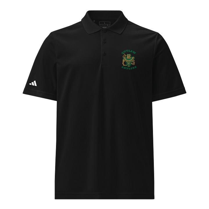 Outlaw Antlers Alt Logo Performance Polo product image (1)