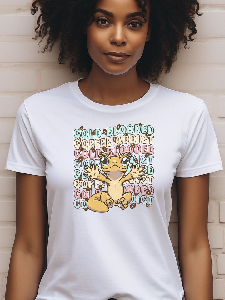 Gecko Grind Women's Coffee T- Shirt product image (1)