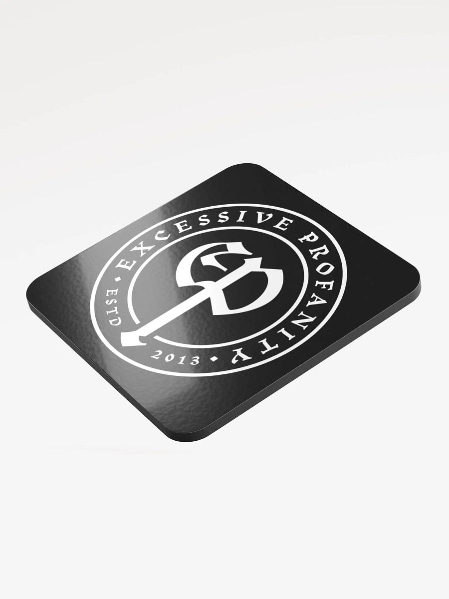Executioner's Axe Glossed Cork Coaster (Black) product image (3)