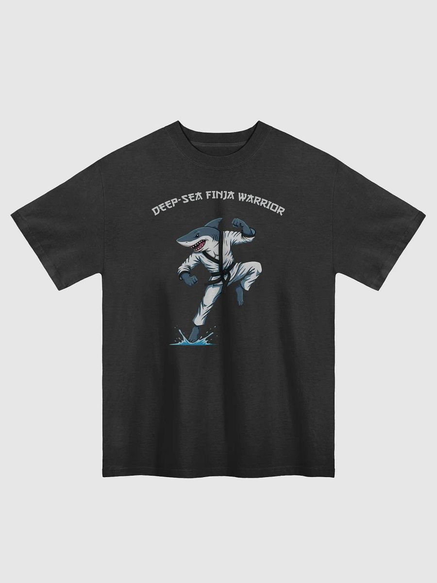 Deep-Sea Finja Warrior – Funny Shark Karate T-Shirt product image (1)