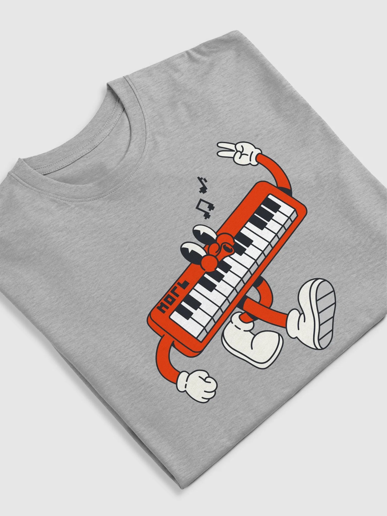 Whistlin' Norbie T-shirt Athletic Gray product image (5)