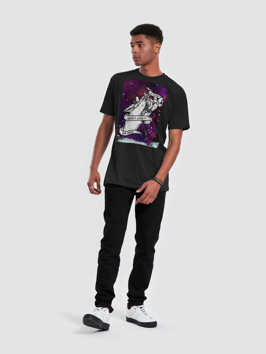 In the Wind with Whiskey Listen to Our Voices -Mannyparadox Next Level Supersoft T-shirt product image (6)
