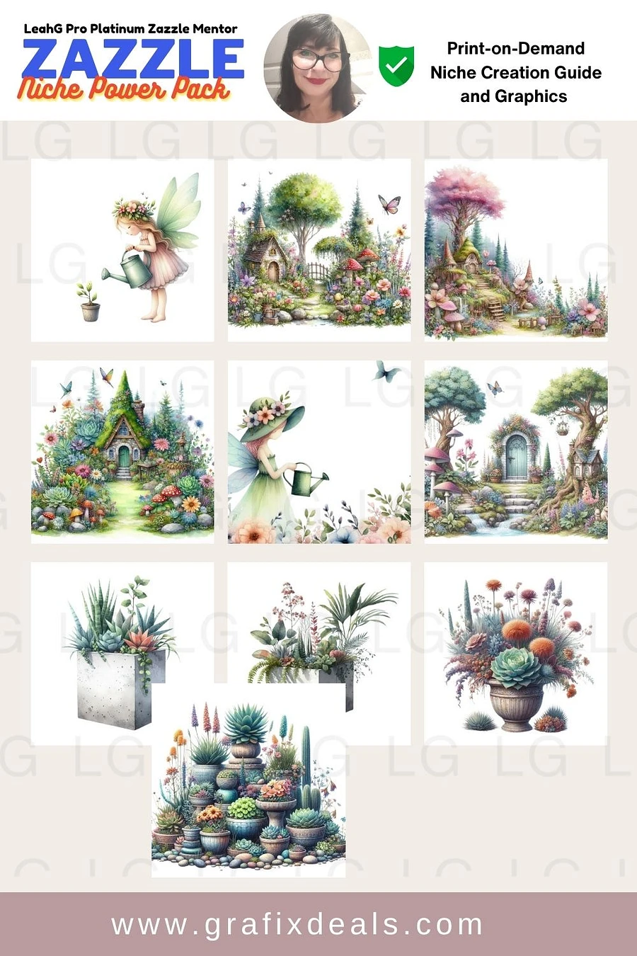 Print on Demand Trends! Gardening Niche for Zazzle | 20 Commercial Clipart Graphics and POD Guide product image (3)