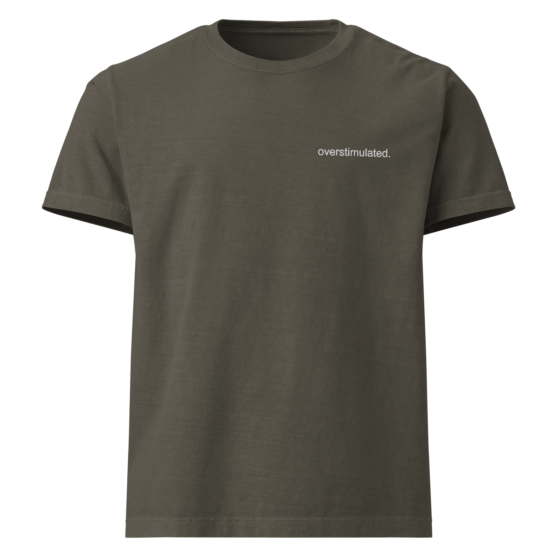 overstimulated embroidered tee product image (9)