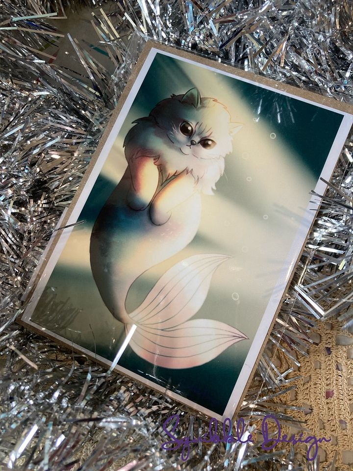 Mini Print - Purrrrmaid product image (1)