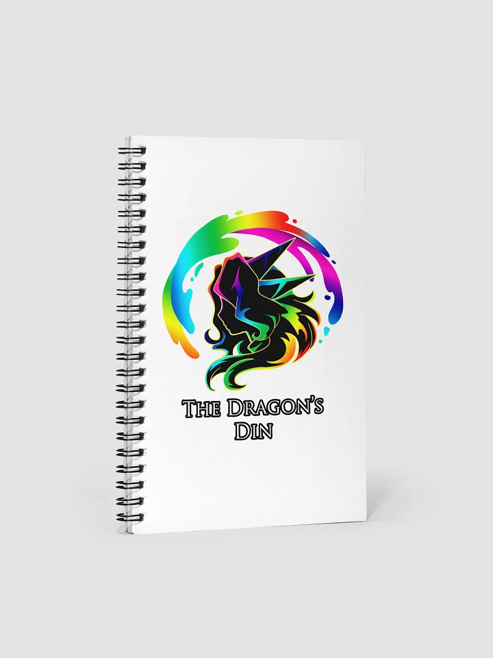 The Dragon's Din Logo Spiral Notebook product image (1)